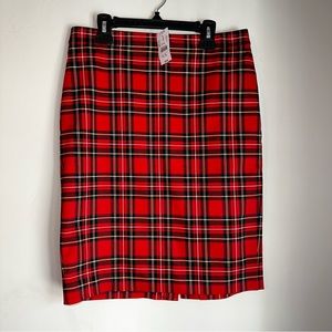 NWT J. Crew Tartan Plaid Skirt
